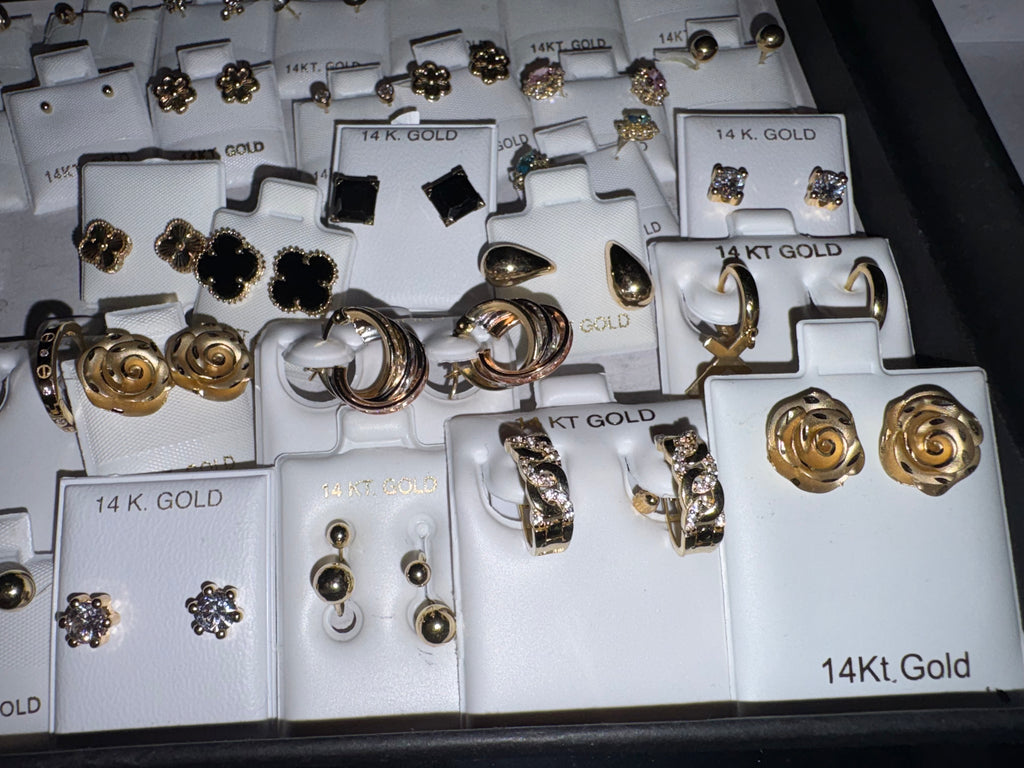 14k gold ear rings