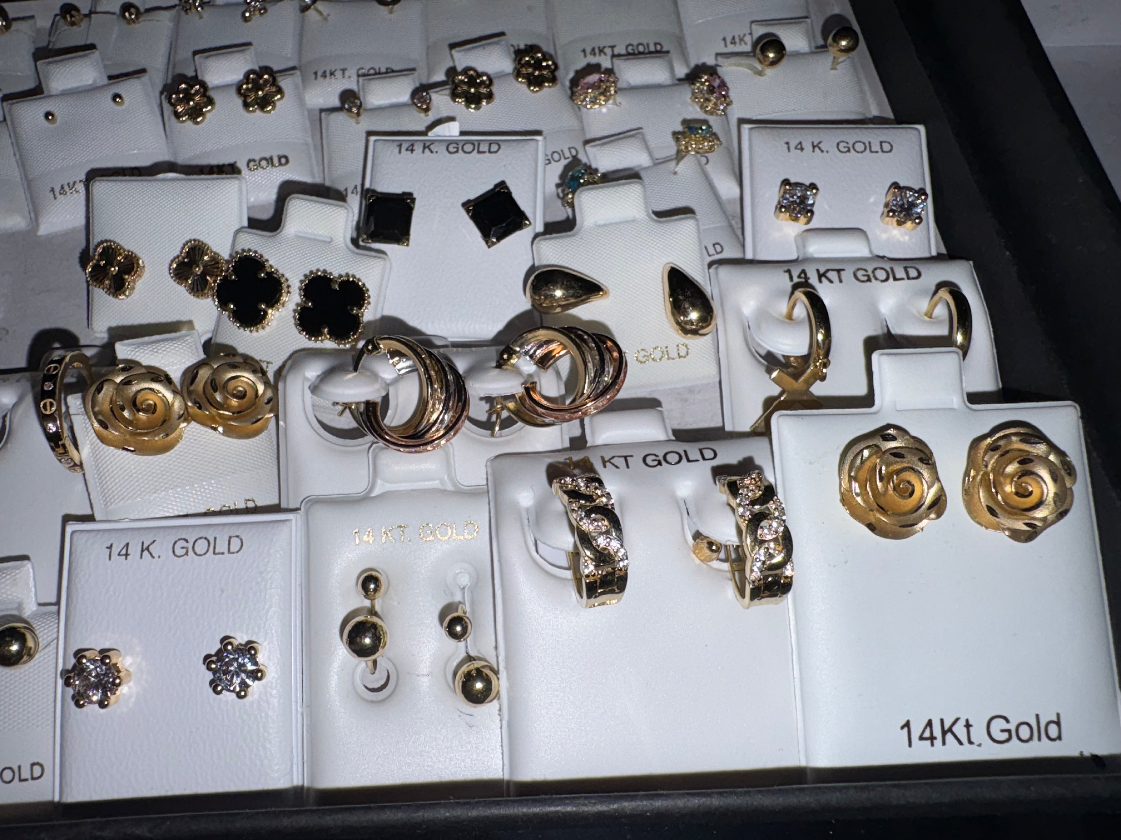 14k gold ear rings