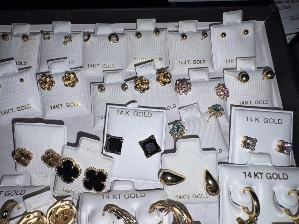 14k gold ear rings
