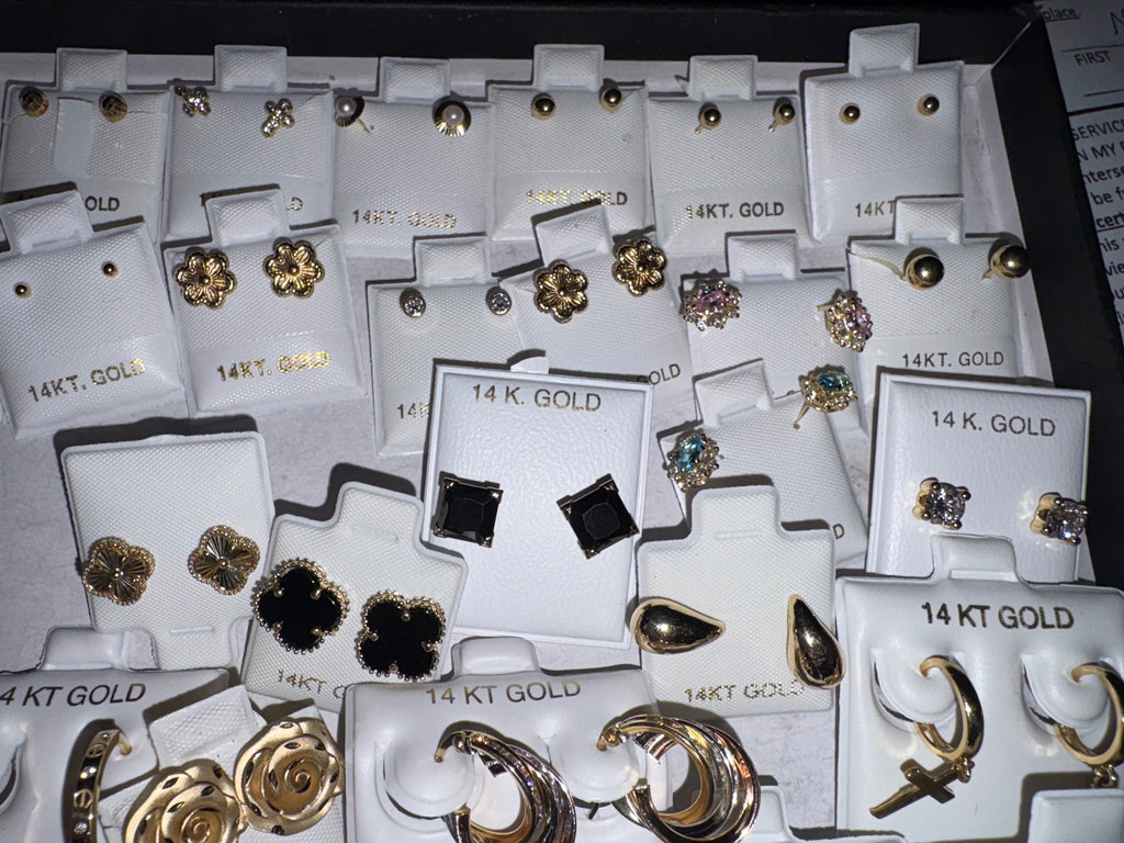 14k gold ear rings
